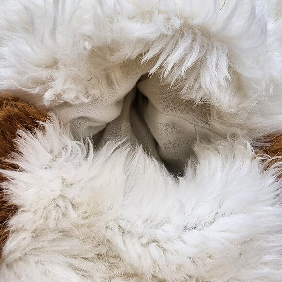 Folkmanis St. Bernard Plush Hand Puppet 18" Floppy Realistic Stuffed Animal Toy - Picture 10 of 12